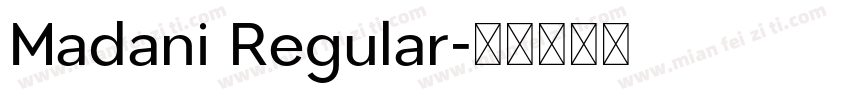 Madani Regular字体转换